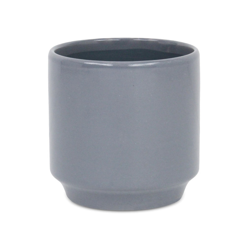 Pot à fleurs Lytchett, gris, H 5,75 po x l 5,75 po x H 5,75 po