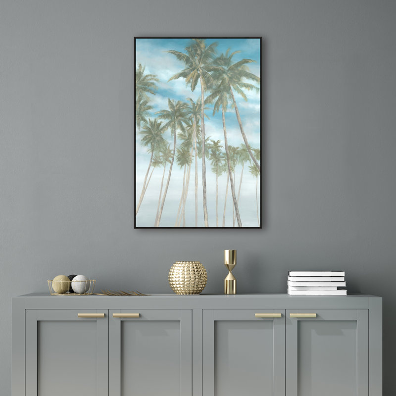 Island Morning Painting by Jacob Lincoln, 37.75" H x 25.75" W, Image Brush Gel