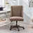 Mellins Swivel Chenille Upholstered Task Chair-895862023