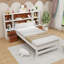 Structure de lit simple avec tête de lit et tables de chevet 7 compartiments et 3 tiroirs Lark Manor ™