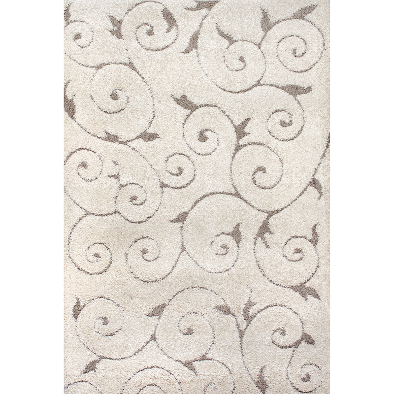 Pipers Contemporary Shag Performance Cream/Beige Rug