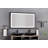 Oversized Rectangular Black-Framed LED Anti-Fog Dimmable Wall-Mounted Vanity Mirror