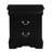 Black 2 Nightstand For Bedroom - Modern Design And Ample Storage Traditional In With 2 Drawers Functional Attractive-379299487