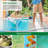 Portable Swimming Pool Vacuum Brush Cleaner