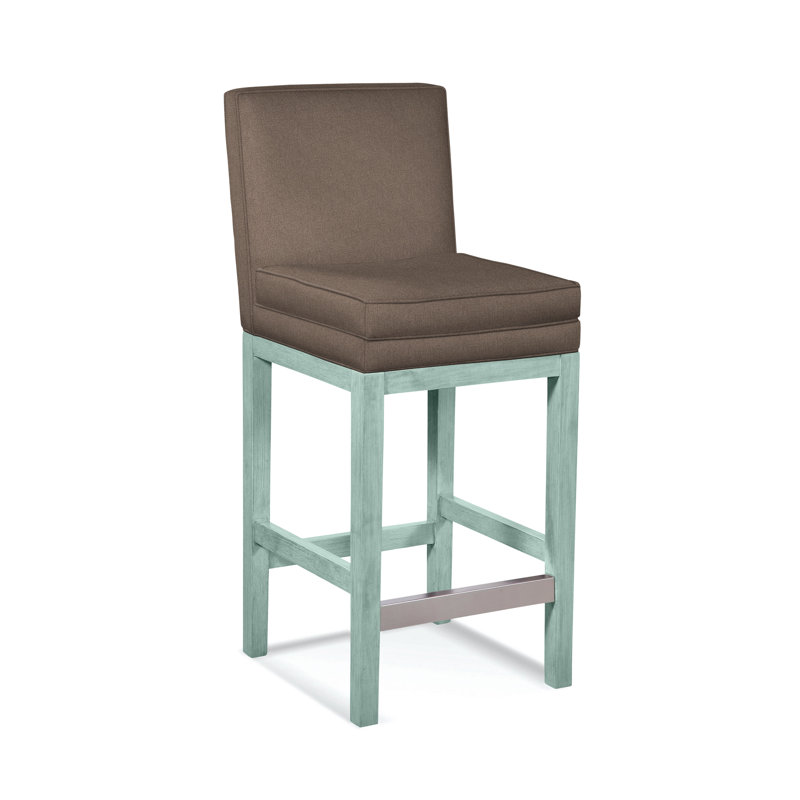 Upholstered Stool, Honey Finish, Elite Ash; 0321-83