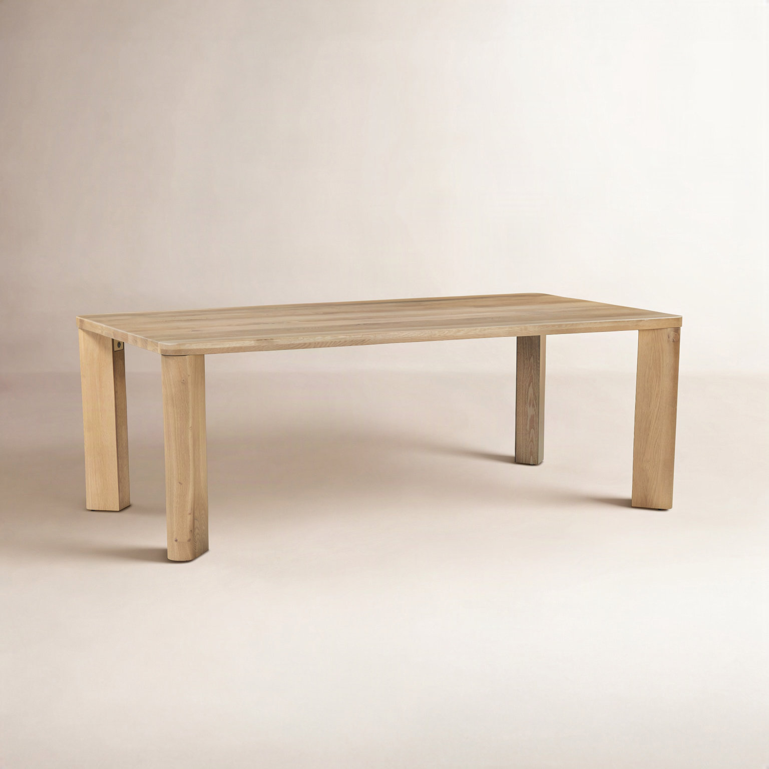Innes Oak Dining Table, 30" H x 72" L x 39" W