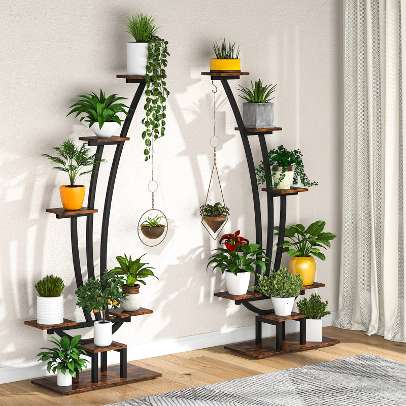 Free Form Multi-Tiered Plant Stand