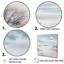 «Coastal Beach Charm In Winter - Coastal Beach Sand», reproduction sur toile encadrée-613434830-613434831