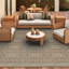 Tapis intérieur / extérieur brun Joleigha-1689852387