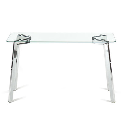 Theo 125cm Glass Top Console Table