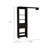 Hybrid Closet System, Five Open Shelves, One Drawer, Metal Rod-1330700889