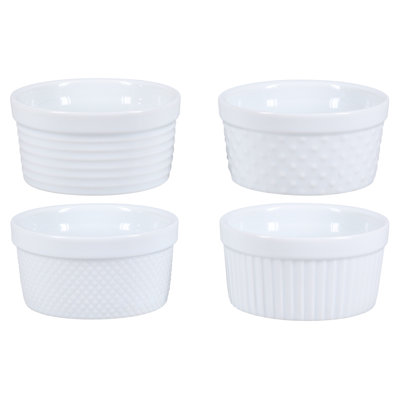 BIA Cordon Bleu Porcelain Textured 6 oz Ramekins