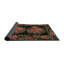 Tapis traditionnel noir / vert / rouge-319815514