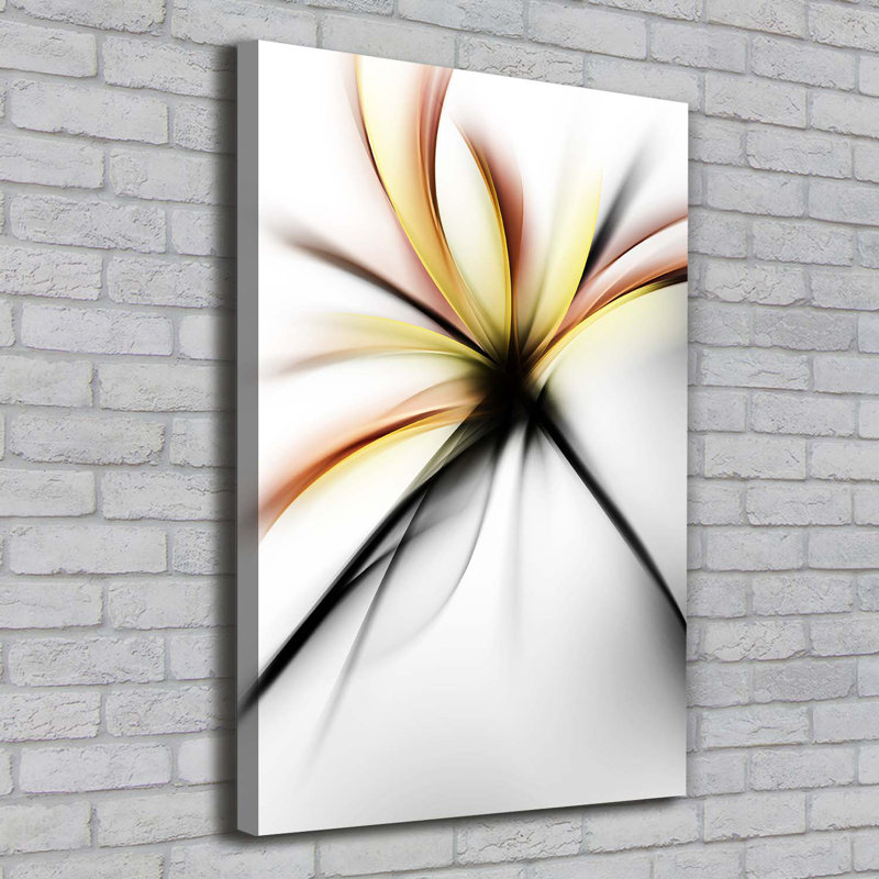 Abstract Flower - Wrapped Canvas Print