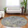 Premium Machine Washable Prisco Gray Rug