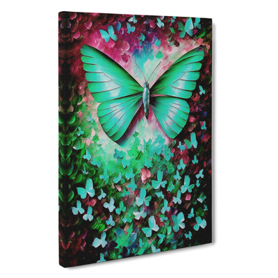 Solo Butterfly No.1 - Wrapped Canvas Print