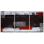 Abstraits blocs de couleur noire - imprimé-119402605-95099314-56497768