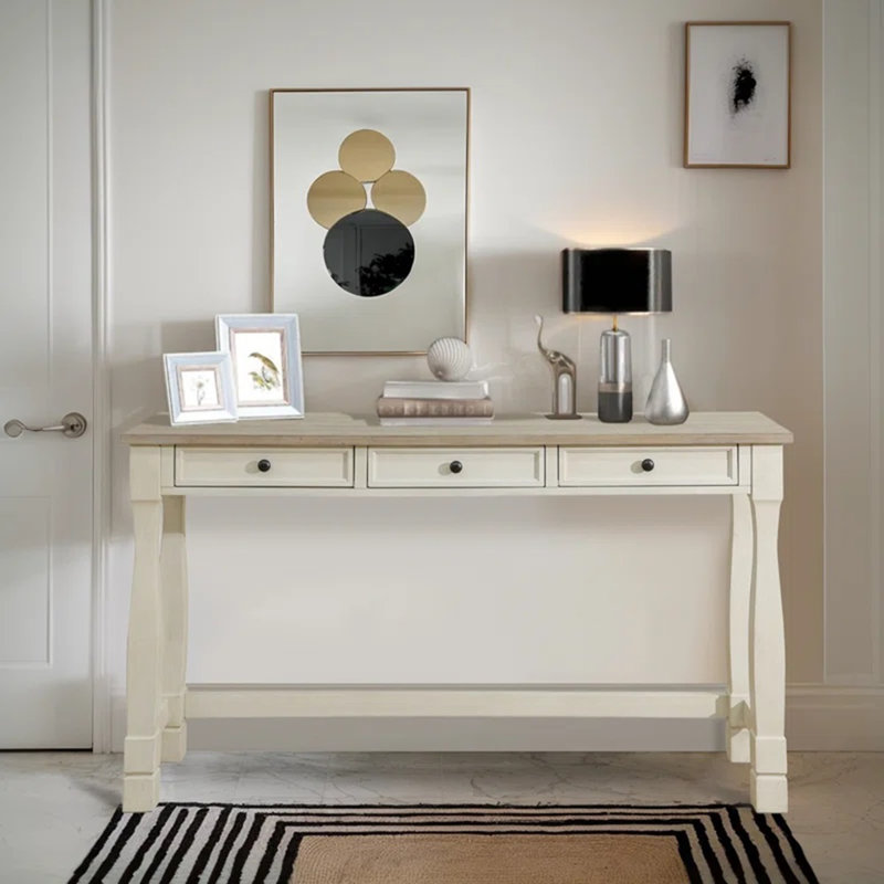 Console de salon avec tiroir Catrell 