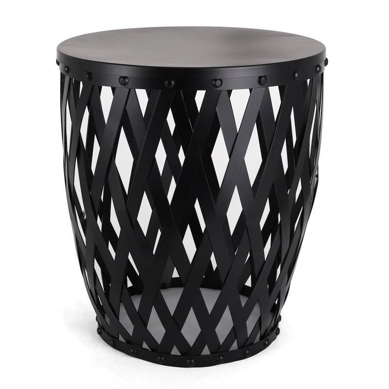 Mosalena Metal Accent Stool