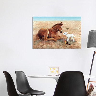 Be My Friend - Wrapped Canvas Painting
