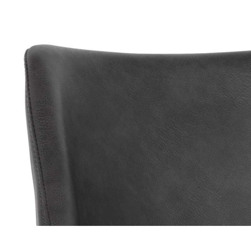 Mason Lounge Chair, Town Gray Faux Leather