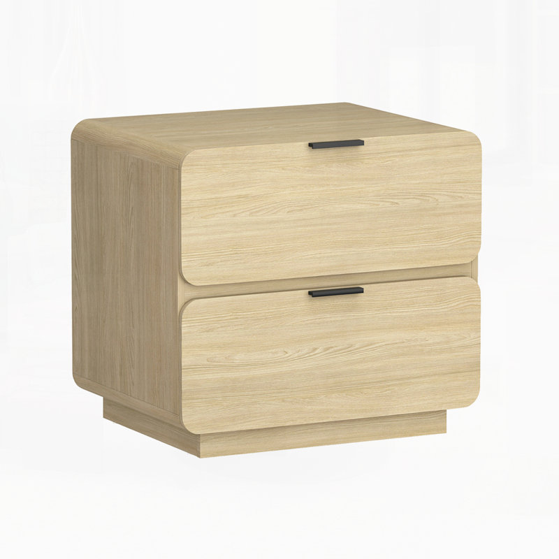 Table de chevet moderne pour chambre à coucher, salon, Naturel