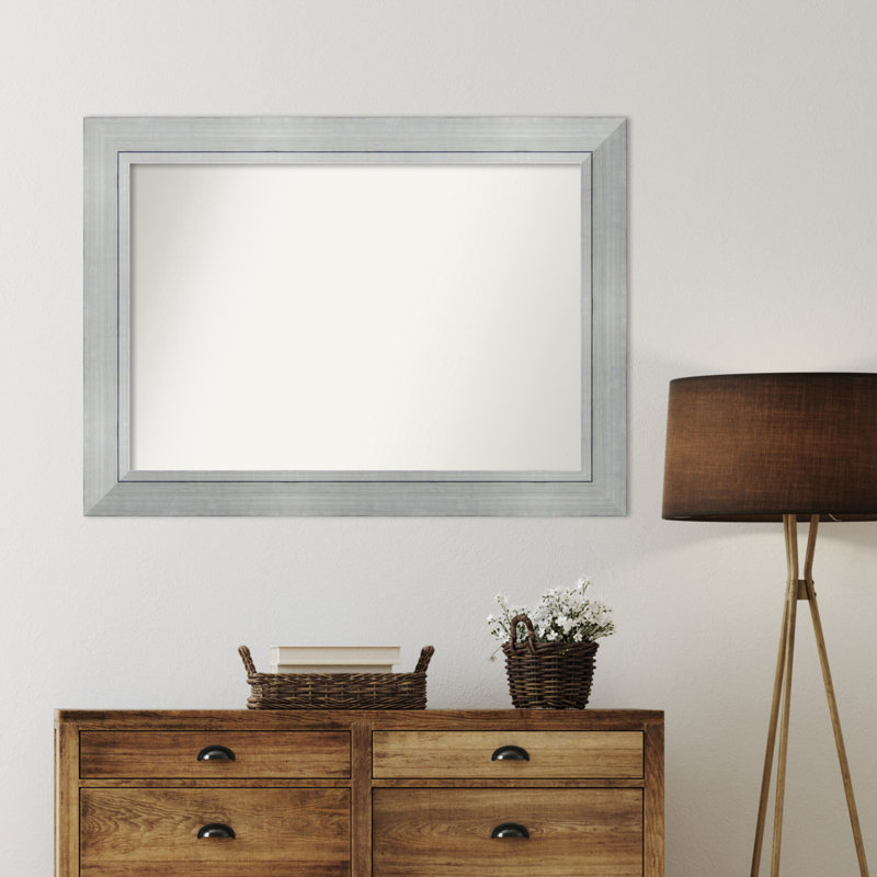 Yousef Solid Wood Wall Mirror, Rectangle, 33.25" x 45.25"