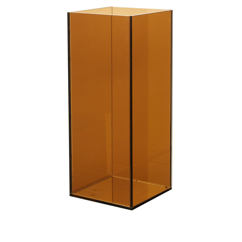 Porte-votive de table en verre Asia, H 10,25 po x l 4,5 po x P 4,5 po