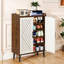Armoire de rangement pour chaussures 20 paires à 5 niveaux avec portes-946692837