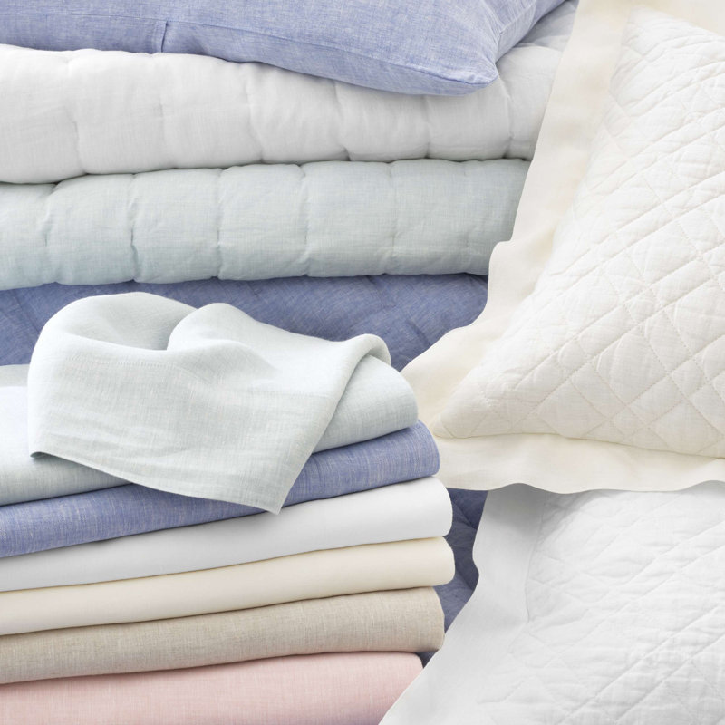 Lush Linen Puff, Slipper Pink, King Quilt