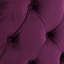Velours fuchsia moderne avec accoudoirs luxueux