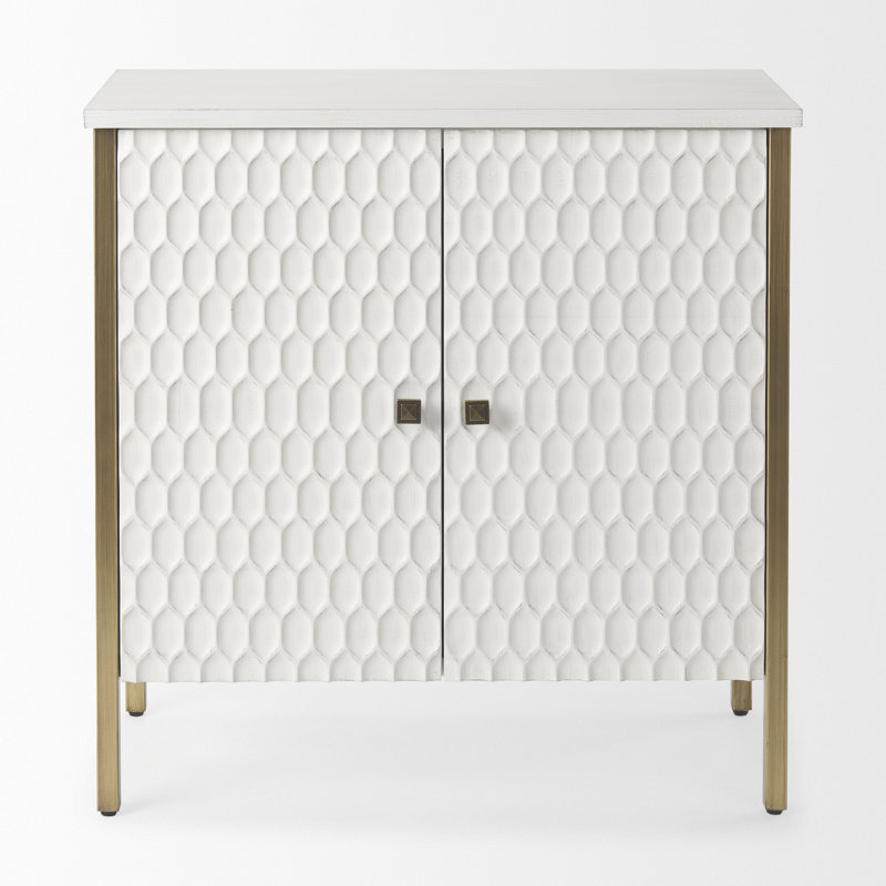 Prather Accent Cabinet, Gold