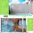 Retractable Side Awning, 71" In Height 138" Depth, Gray, American Style, , Semi-transparent Mesh, For And Sun Blocking Tall Deep Manual With Printing, Upf50+, Ideal Balcony Swimming Pool