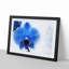 Blue Orchid in Abstract - Picture Frame Painting Print-55544166-55544162