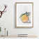 The Orange Tree in Abstract - Picture Frame Graphic Art Print