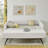 Daybed With Trundle Upholstered Sofa Bed, With Vertical Stripes, Linen Fabric-69558006