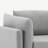 Linen 50" Wide Oversized Armchair with Ottoman-236306651