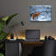 «Icy Morning-Red Fox» par Ron Parker, art mural en verre acrylique-1894993774