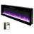 Smart 60" Wifi-Enabled Electric Fireplace Heater, Recessed In-Wall And Wall-Mounted-659208015