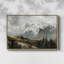 Paysage rétro - Toile tendue avec châssis-1738522423-1738120271