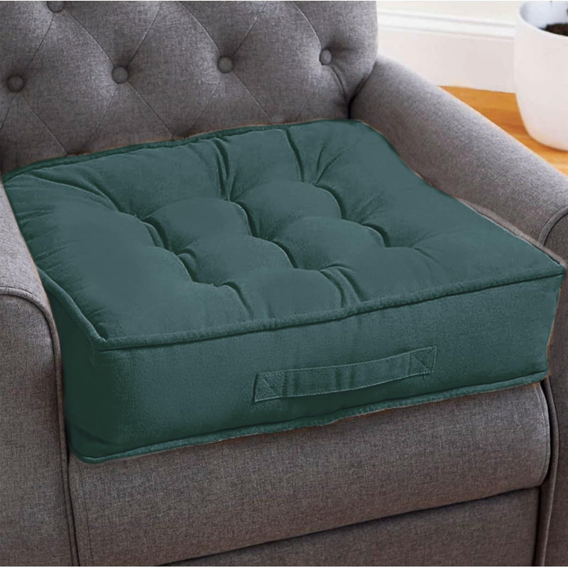 Domaingue Garden Seat Cushion, Jade Green