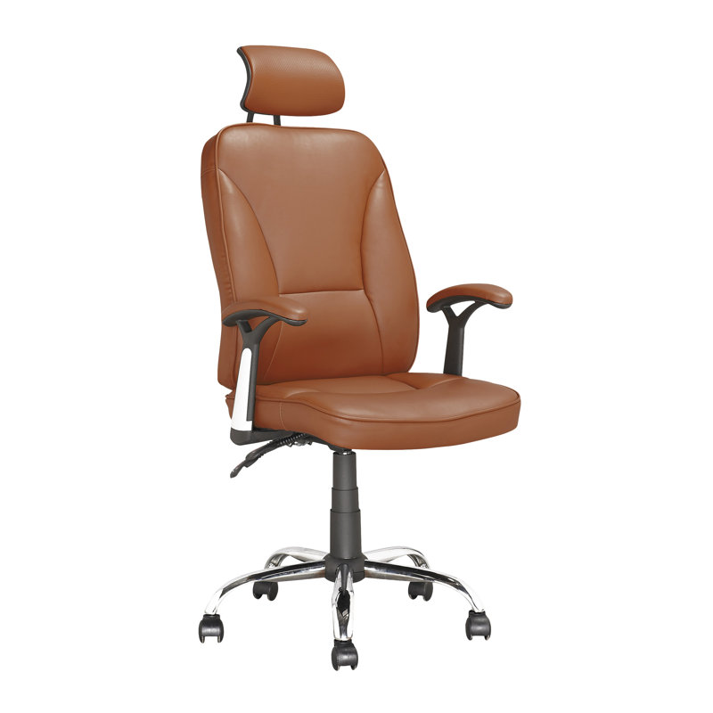 Ciccone Task Chair with Headrest, Brown