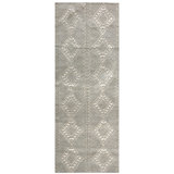 Honeycomb Geometric Area Rug in Gray/Brown