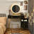 Vanity Table Stool Set with Mirror-181699169