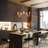 5-Light Unique Drum Chandeliers With Crystal Accents 