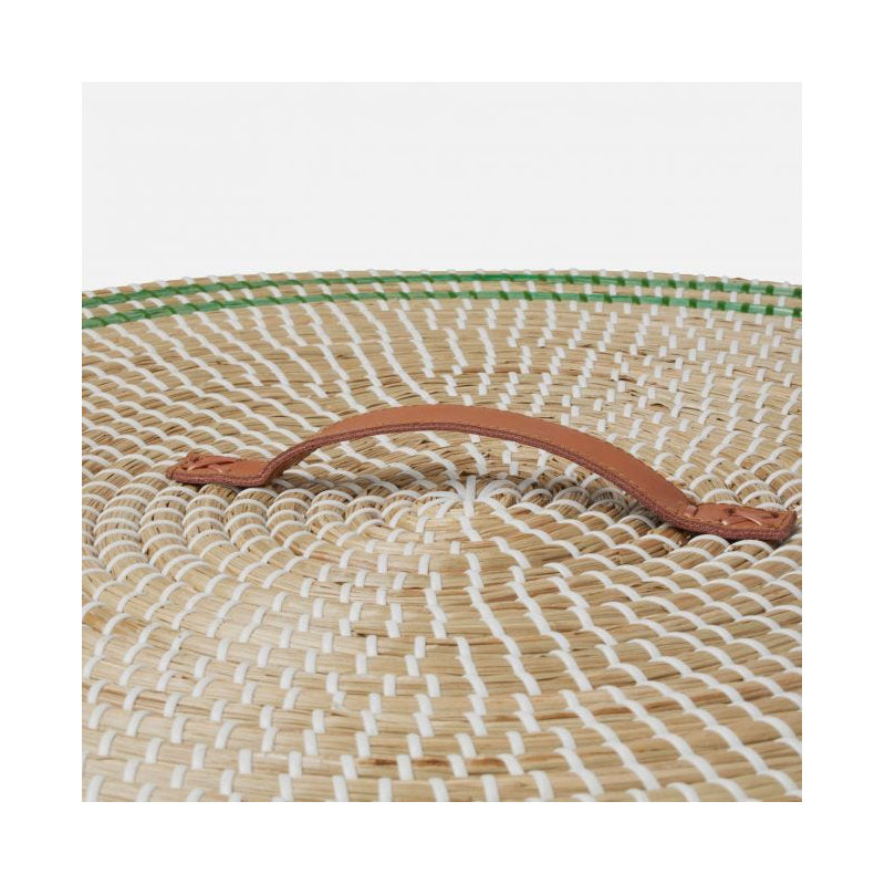 Olinda Hand Woven Seagrass General Basket, Green