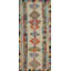 Tapis géométrique en laine tissé à la main Kilim 5 x 12