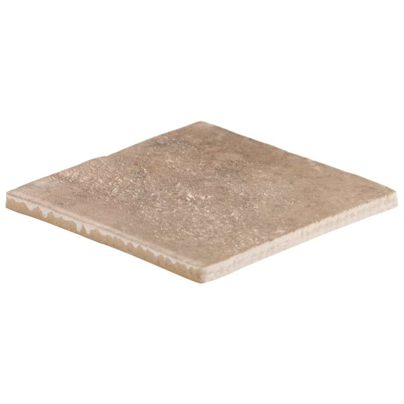 Navari 5X5 Textured Matte Ceramic Tile, Taupe