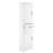 Tall Bathroom Storage Cabinet, Freestanding Storage Cabinet with Two Doors and Adjustable Shelves, Door Shelve Design, MDF Board with Painted Finish, White