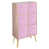 Oak/Light Pink/Pine selected